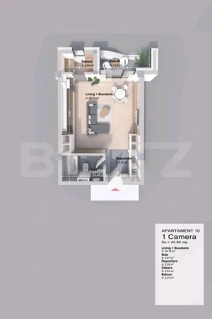 Apartament MODERN cu o camera  intr un Complex NOU la un SUPER PRET !! 