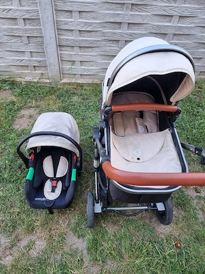 Carucior transformabil 3in1 Coccolle Siyana Safari Beige