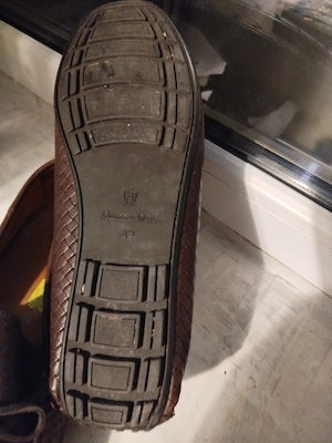 vind mocasini piele naturala model împletit import Italia noi
