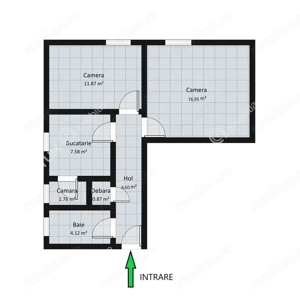 Apartament cu 2 camere decomandate zona Milea OMV din Sibiu - imagine 7