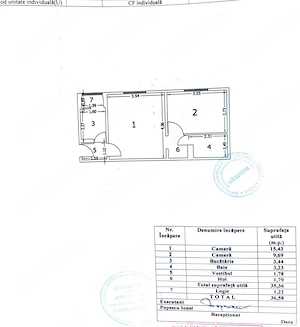 Vanzare apartament 2 camere mobilat si utilat ,Strada  Almasu Mare - imagine 8