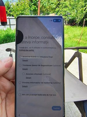 Samsung S10+ display crapat 