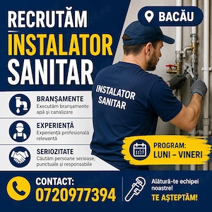 Instalator Sanitar - Bransamente