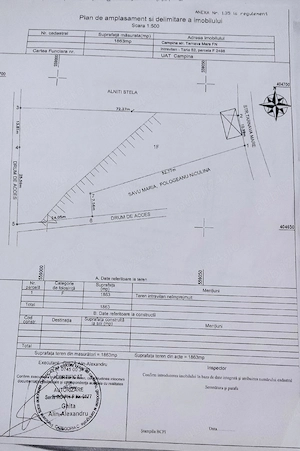 Teren Intravilan 1863 mp în Câmpina, Zona Rezidențială Muscel - imagine 2