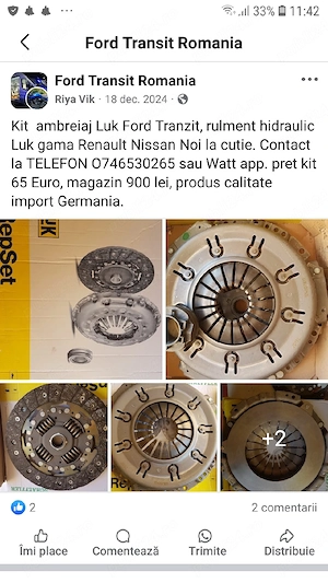 kit ambreiaj Opel Astra si Ford Transit - imagine 5