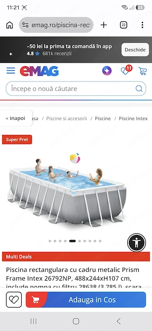 Piscina de vanzare