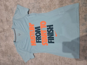 Tricou Nike Dri Fit Hustlin Albastru Marimea S