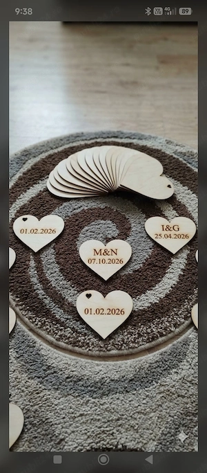 Mărturii Nuntă   Botez Personalizate din Lemn   Magneți Handmade
