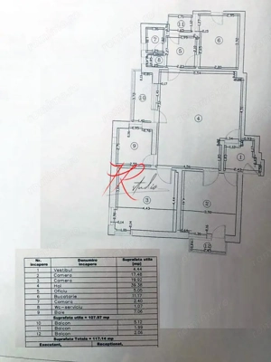 Vanzare apartament 3 camere in Vila, Piata Constitutiei