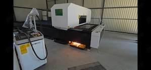  Servicii Complete Confecții Metalice: Debitare Laser 6kW (2x6m) | Abkant CNC | Sudură Laser & MIG