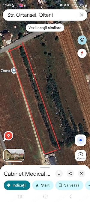 Teren intravilan Clinceni Str Ortansei