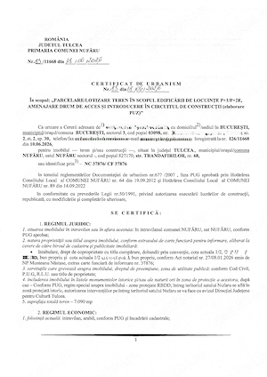 Teren intravilan Nufăru 7090 mp Dezvoltatori imobiliari - imagine 2