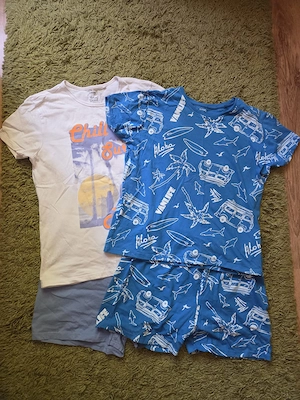 Pijamele cu maneca scurta pentru copii 164 cm 