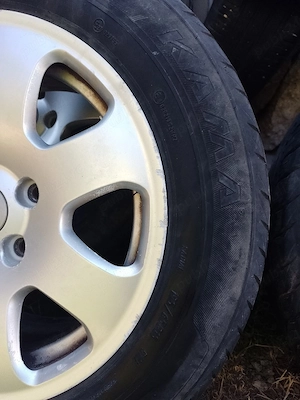 Jante aluminiu Audi A4 cu anvelope vara - imagine 4