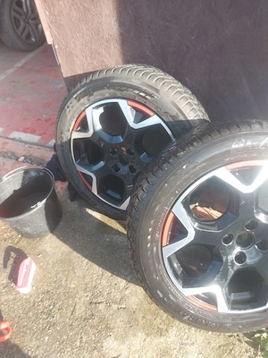 Set 4 jante si anvelope iarna 215 55 R18 (Opel Mokka) - imagine 4