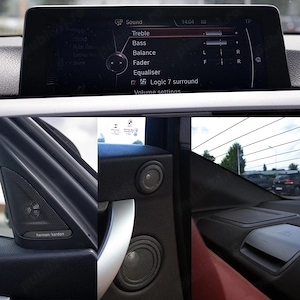 BMW F30 320ed   Harman Kardon   Piele rosie  - imagine 2