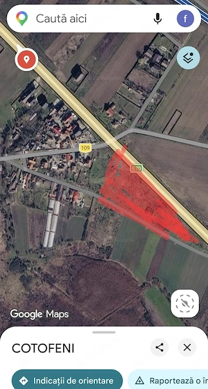 Teren Cotofenii din Fata 