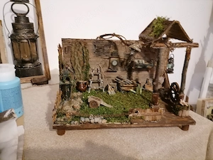 Diorama gospodărie hand made. 