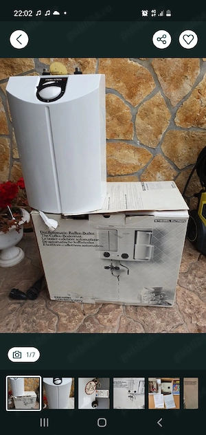 Instant apa calda, boiler Stiebel Electron,doua molele, cel profesional de bar la cutie Nou, ambele 