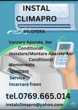 Firmă montaj aer condiționat în București și Ilfov 