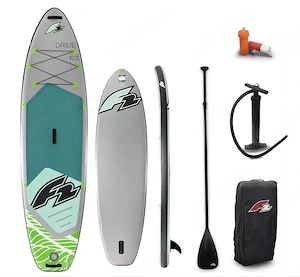 NOU Paddleboard SUP-Board F2 Drive (2026) SUP Stand Up Paddle 372x85x15 cm 12,2 Lightgrey cu accesor