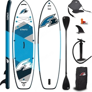 Placa SUP -board Paddleboard surf F2 STRATO 12,5 Blue (model 2026) 381 x 85 x 15 cm +accesorii supor