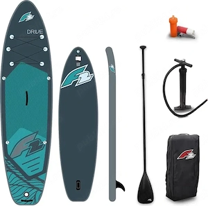 NOU Paddleboard SUP-Board Caiac F2 Drive (2026) SUP Stand Up Paddle 372x85x15 cm 12,2 Petrol cu acce