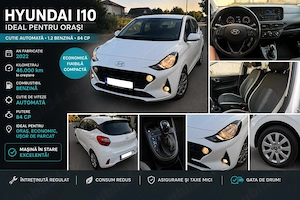 De vanzare Hyundai i10, an 2022, motorizare 1.2 MPI 84 CP, cutie AMT, Plin Combustibil BONUS!! - imagine 7