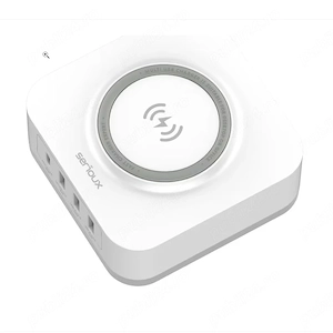 Incarcator retea Serioux QC32W, Quick Charge 3.0, 32W, incarcare wireless, 1x USB-C, 3x USB-A, Alb 