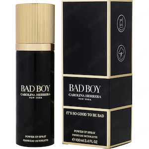 Carolina Herrera Bad Boy Power Up Spray Fresh, Apă de toaletă, Pentru bărbați, 100 ml
