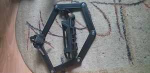 Antifurt bicicletă pliabil 3 chei 