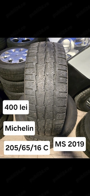 Set 4 anvelope MS 205/65/16 C Michelin 2019