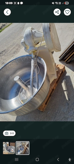 Malaxor industrial aluat   380V