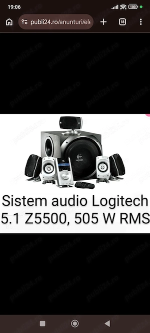 Sateliți Logitech 30 lei buc 