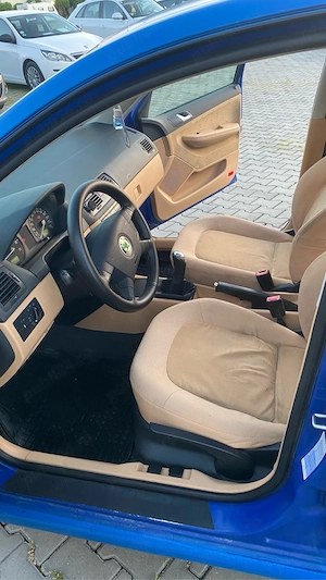  koda Fabia 1.4 Benzină (101 CP)   Interior Deosebit Crem Bej - imagine 5