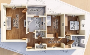 ICIL | Apartament 3 Camere | Utilat | Mobilat | Gata de mutat