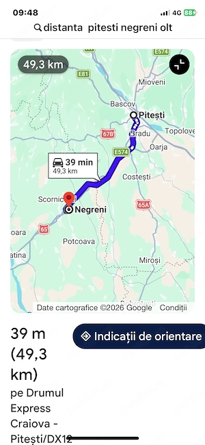 Casă bătrânească îngrijită, 2 camere, Negreni (Olt)   Ideală casă de vacanță - imagine 4
