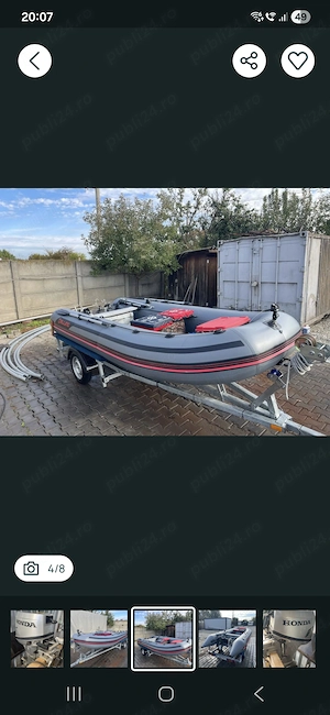 Vand barca pneumatica cu motor