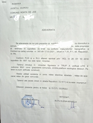 Teren 3700 mp DJ + utilități, 19 m deschidere, Cartojani Giurgiu - imagine 7