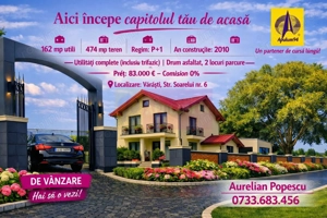 VARASTI / GR - CASA P+1+M (4 CAM) DE VANZARE