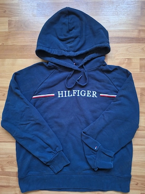 Hanorac Tommy Hilfiger Mărimea S Navy Bleumarin Logo Hilfiger Brodat
