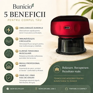 Ventuză inteligentă de masaj Bunicio