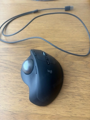 Mouse wireless Logitech MX Ergo Trackball, negru