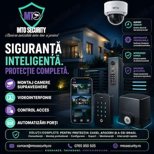 Montaj camere video, alarma antiefractie