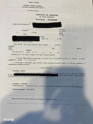 Teren intravilan de vanzare - Comuna Săbăreni, jud. Giurgiu   4083 mp + 718 mp drum de acces - imagine 2