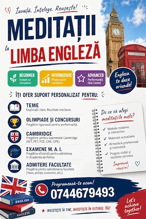 Meditații limba engleză