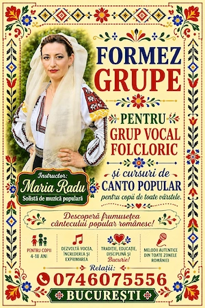 Cursuri canto popular