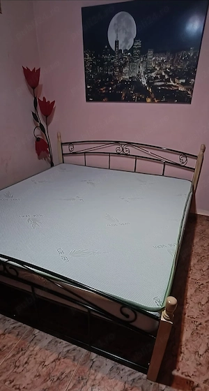 Vând cadru de pat saltea ortopedică