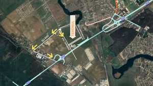 Teren Buftea Nod Rutier DN7-A0. Suprafata 7790 mp