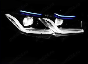 Faruri Full LED BMW F10 F11 5 Seria 2010-2016 Design G30 - imagine 2